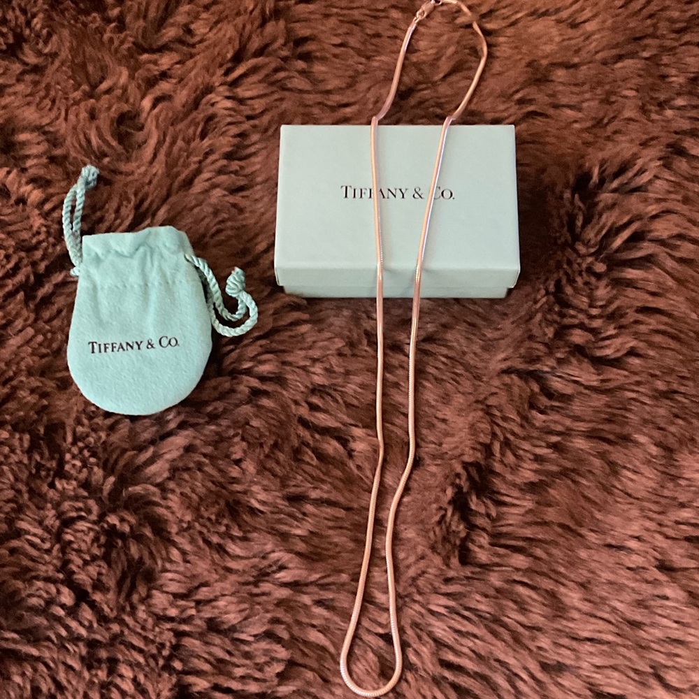 NWT NIB TIFFANY & CO. Sterling silver round chain 24” amazing gift NEW